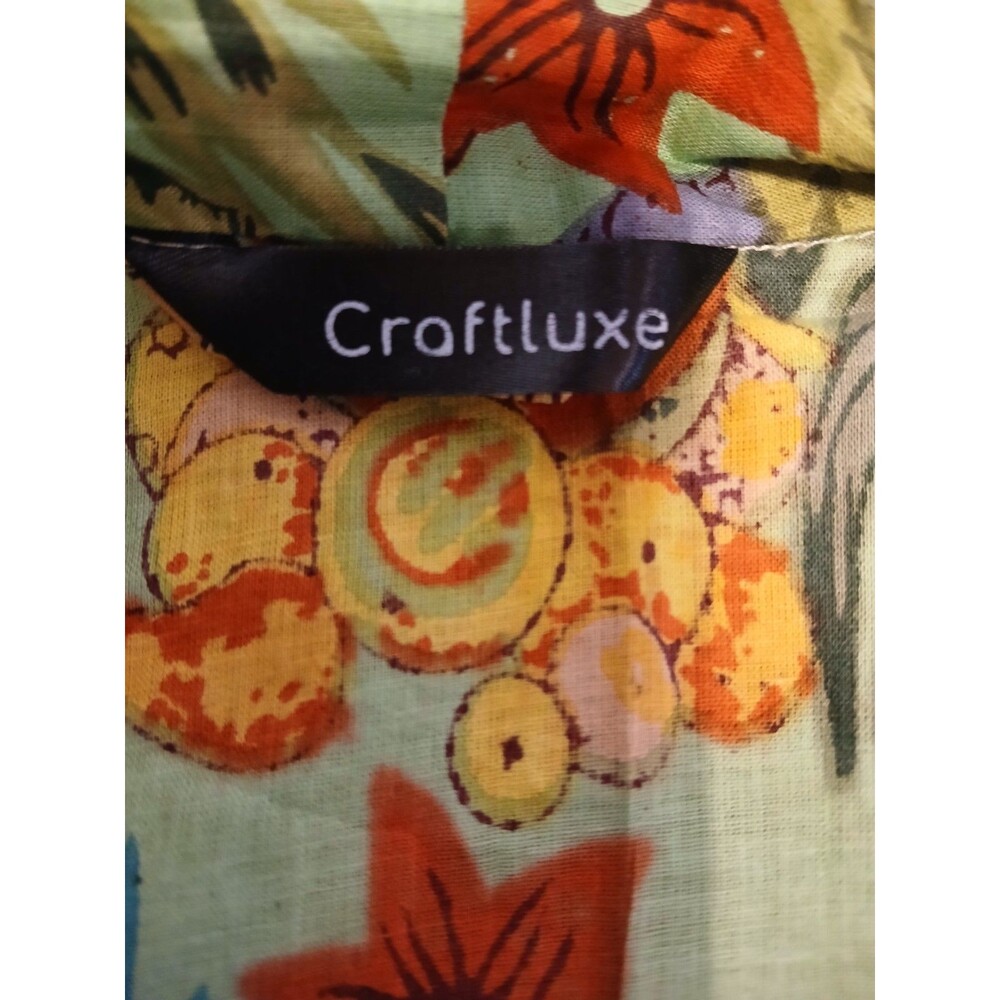Craftluxe Kimono Robe Frida Kahlo Tropical Print 100% Cotton NWOT - Picture 13 of 16